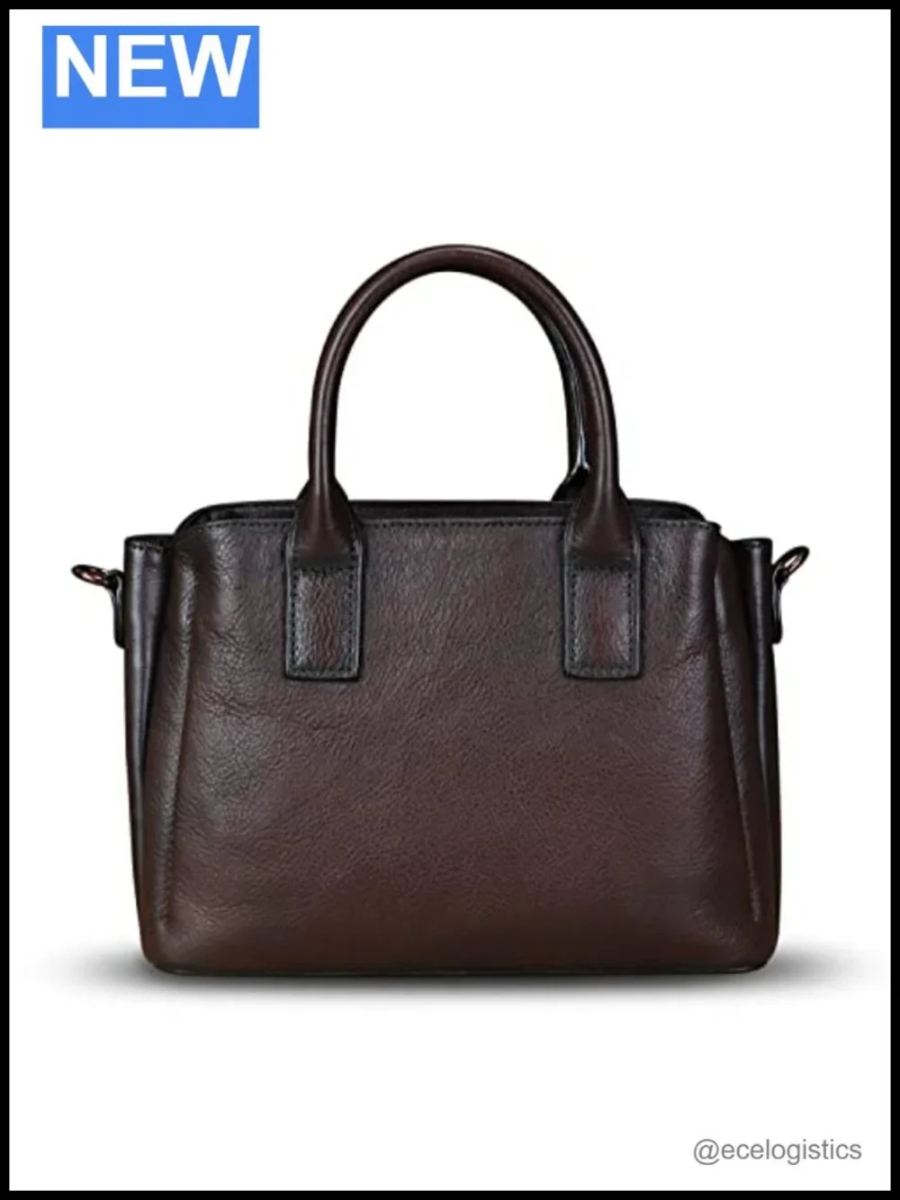 Genuine Leather Satchel Top Handle Women Hobo Handbag Vintage Crossbody Purse
